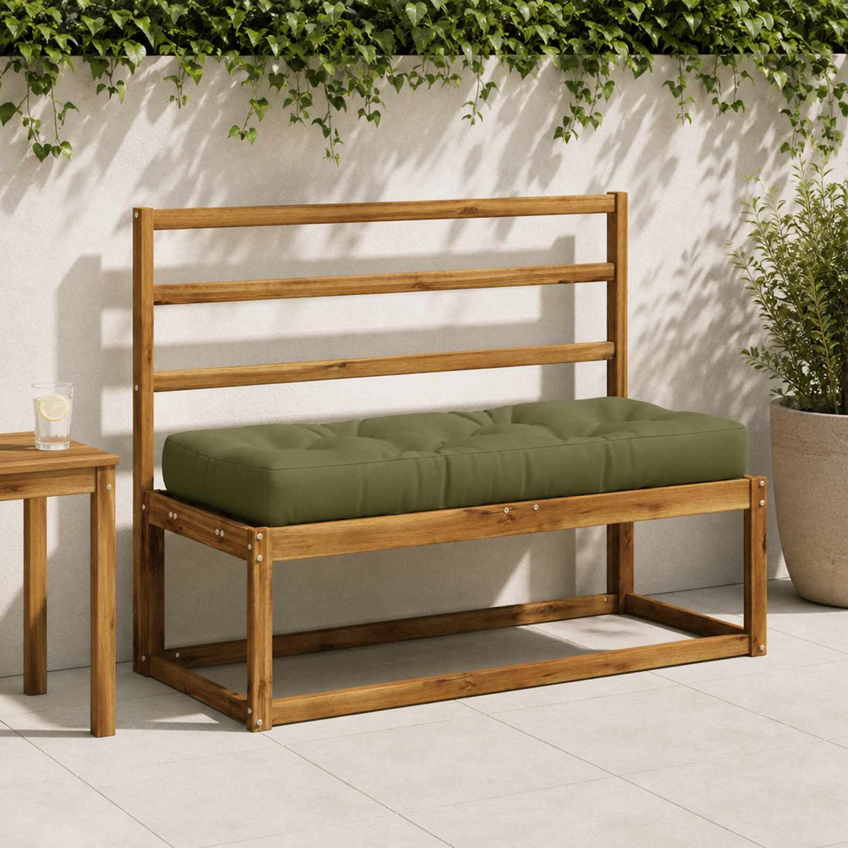 Pallet Zitkussen VIANEN 100% Polyester Olijfgroen is nu te koop bij PeponiXL, paradijselijk wonen!