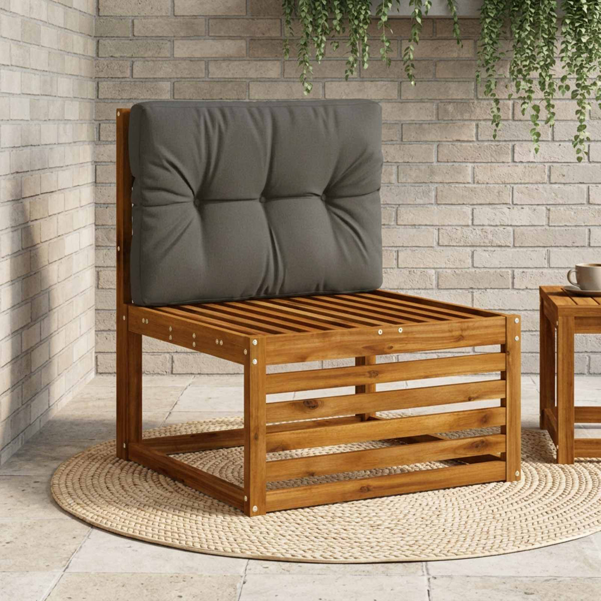 Pallet Rugkussen VIANEN 100% Polyester Antraciet is nu te koop bij PeponiXL, paradijselijk wonen!