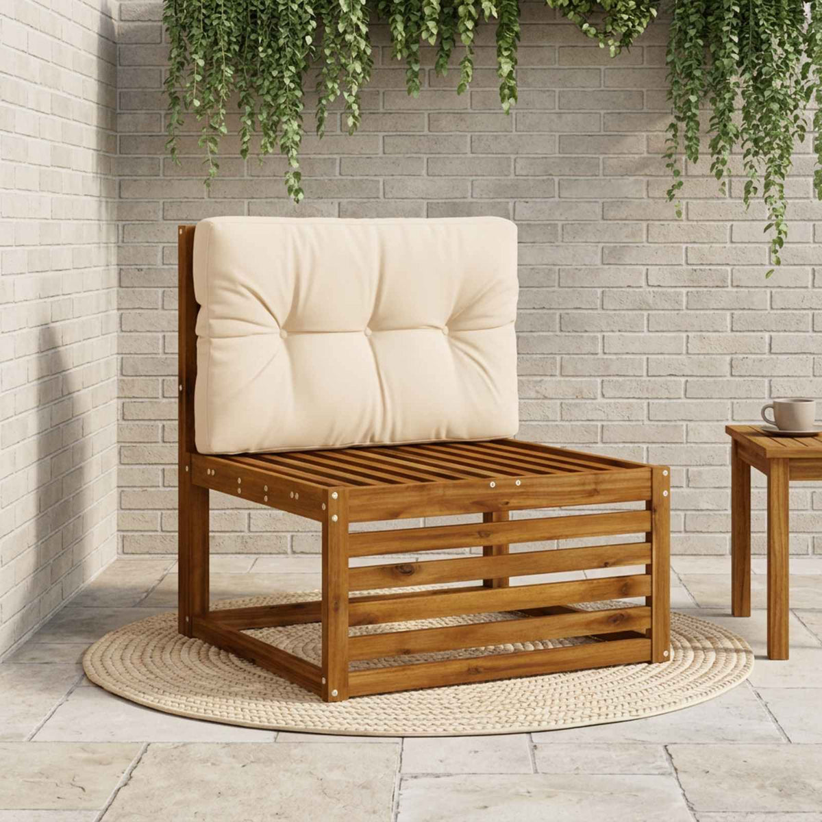 Pallet Rugkussen VIANEN 100% Polyester Crèmekleurig is nu te koop bij PeponiXL, paradijselijk wonen!