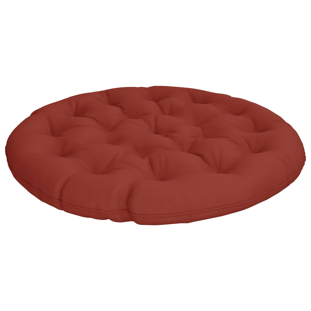 vidaXL Papasan Stoel Kussen VIANEN 100% Polyester Rood Ø 100 x 12 cm