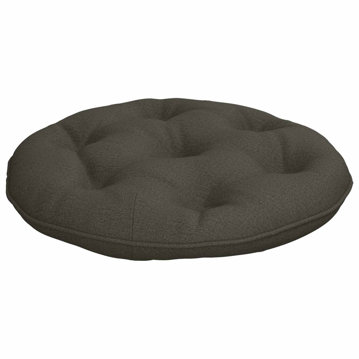 vidaXL Hangstoel Kussen VIANEN 100% Polyester Antraciet Ø 40 x 10 cm
