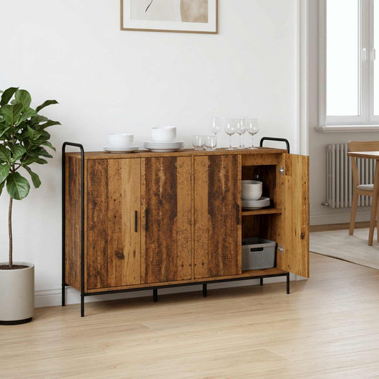 Dressoir Oud hout 97 x 33 x 81 cm Bewerkt hout is nu te koop bij PeponiXL, paradijselijk wonen!