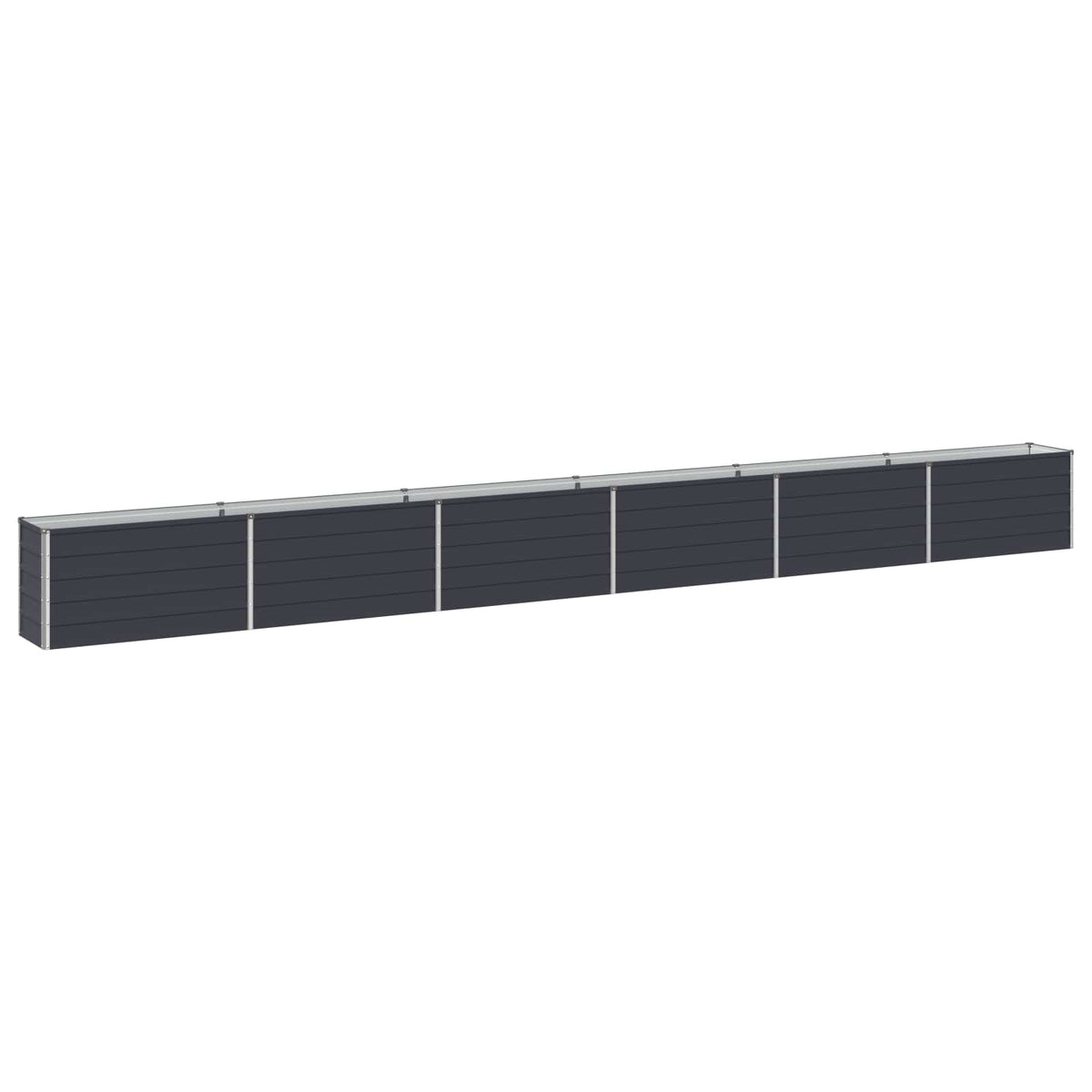 Verhoogd Tuinbed Antracietkleurig 600 x 40 x 55 cm is nu te koop bij PeponiXL, paradijselijk wonen!
