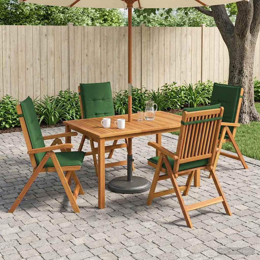 5-delige tuin eetset Naturel Massief Acaciahout is nu te koop bij PeponiXL, paradijselijk wonen!
