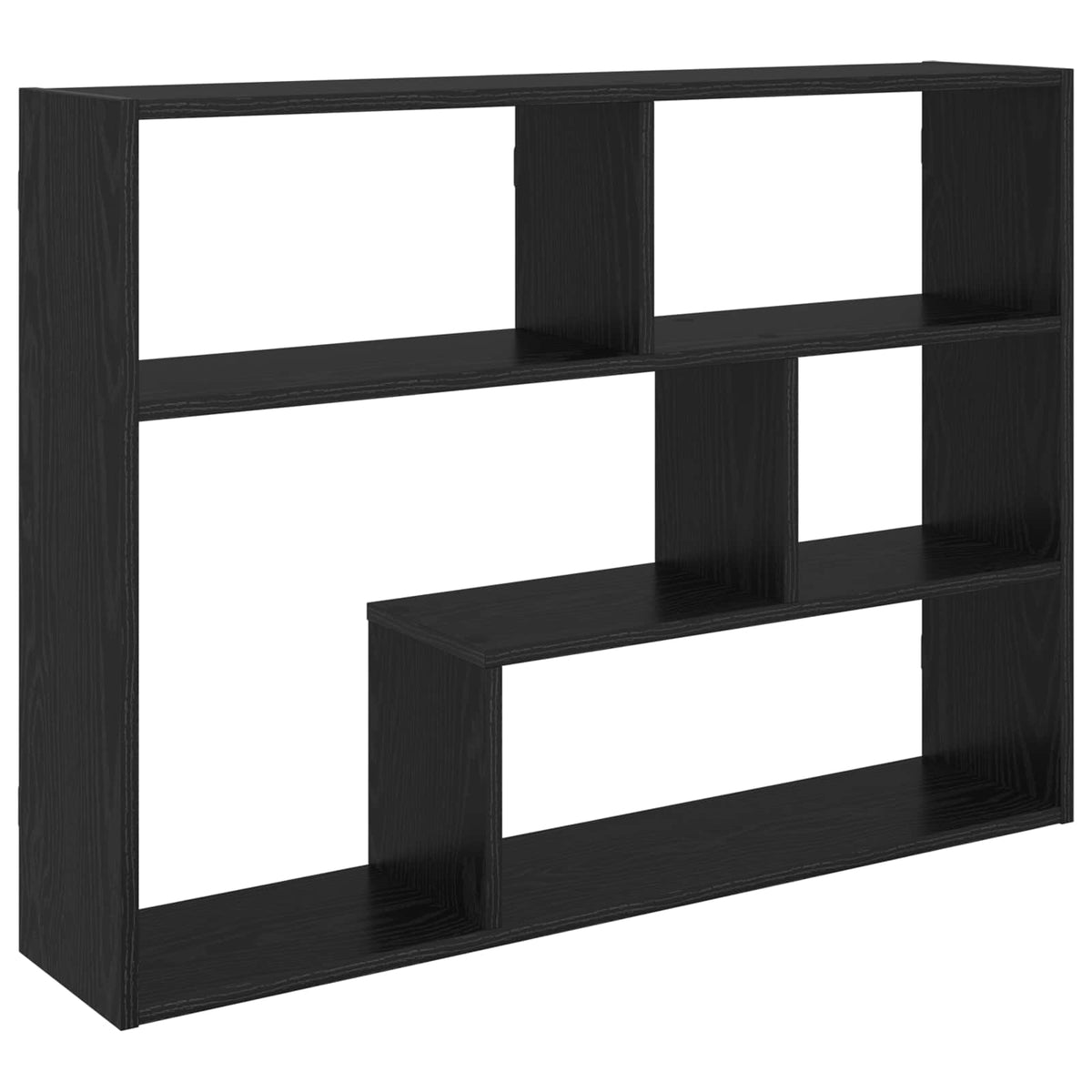 Wandplank Muurmontage Zwart eiken 95 x 20 x 69,5 cm is nu te koop bij PeponiXL, paradijselijk wonen!