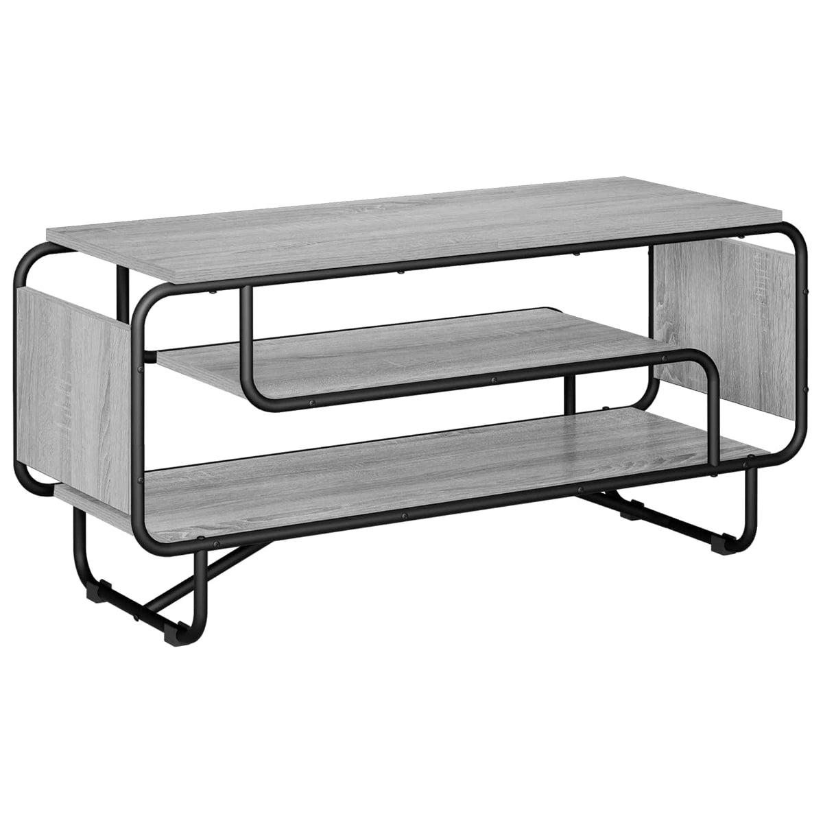 vidaXL TV-standaard 98 x 36 x 45 cm Grijs Sonoma Bewerkt hout