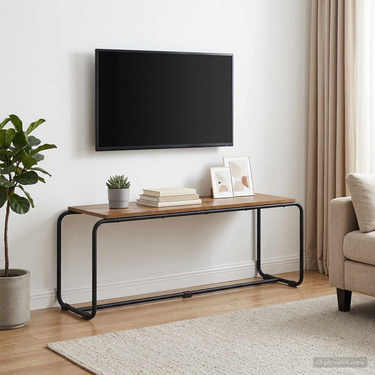 TV-standaard 113.5 x 35.5 x 42 cm Oud hout Bewerkt hout is nu te koop bij PeponiXL, paradijselijk wonen!