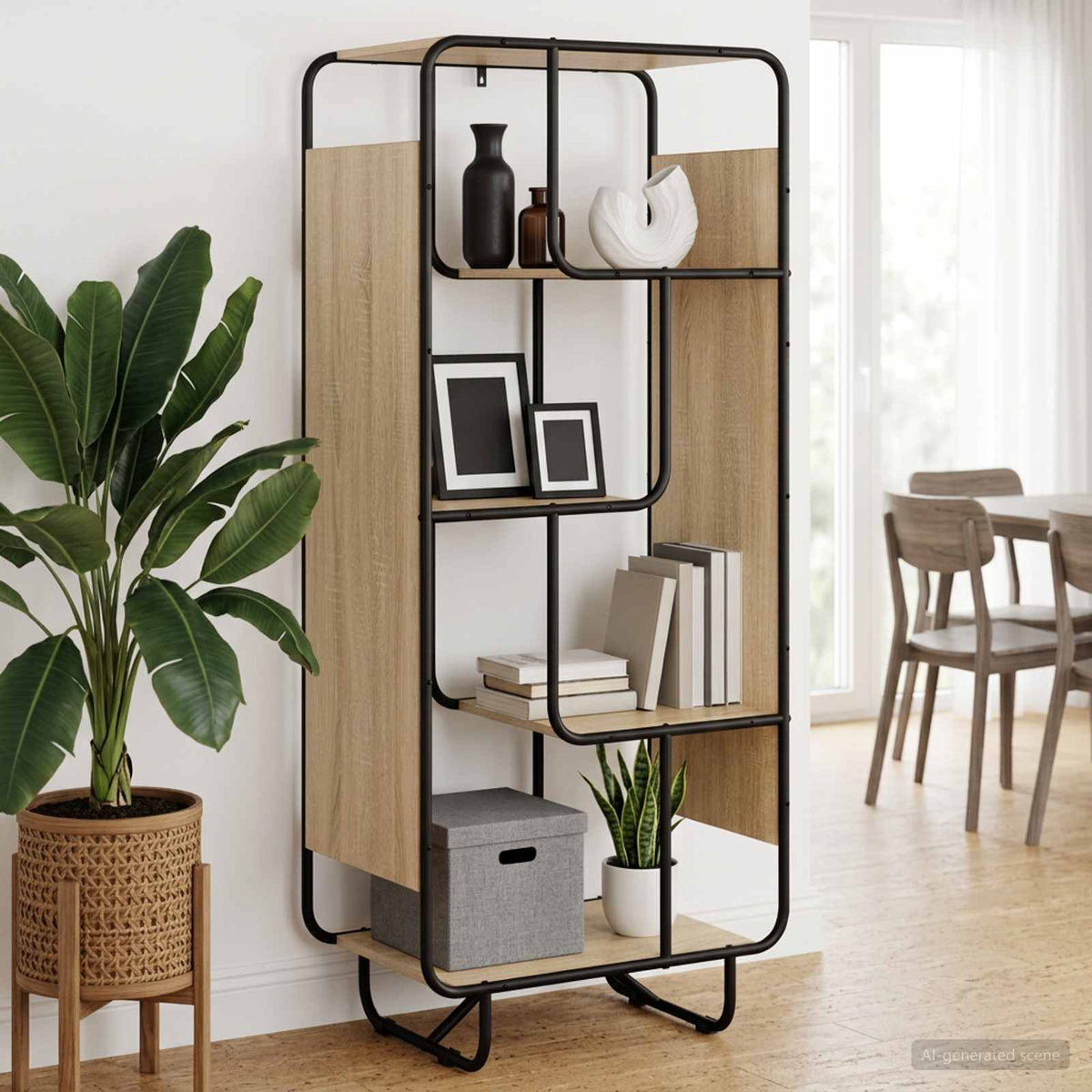 Hoge kast Sonoma Eiken 60 x 37,5 x 144 cm Bewerkt hout is nu te koop bij PeponiXL, paradijselijk wonen!