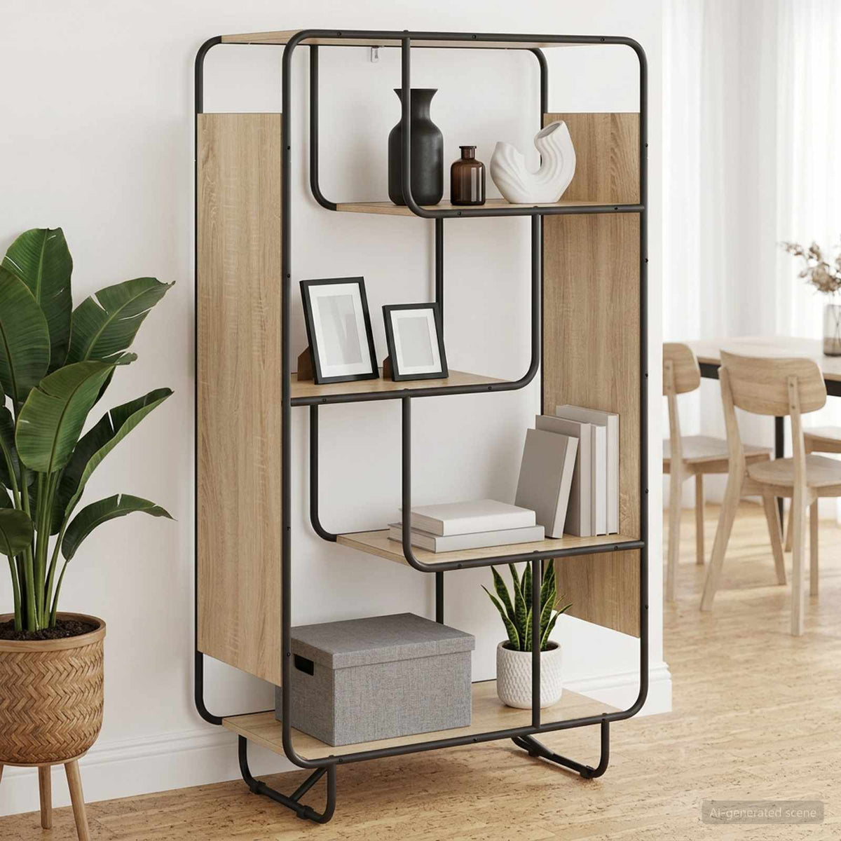 Hoge kast Sonoma Eiken 80 x 37,5 x 144 cm Bewerkt hout is nu te koop bij PeponiXL, paradijselijk wonen!