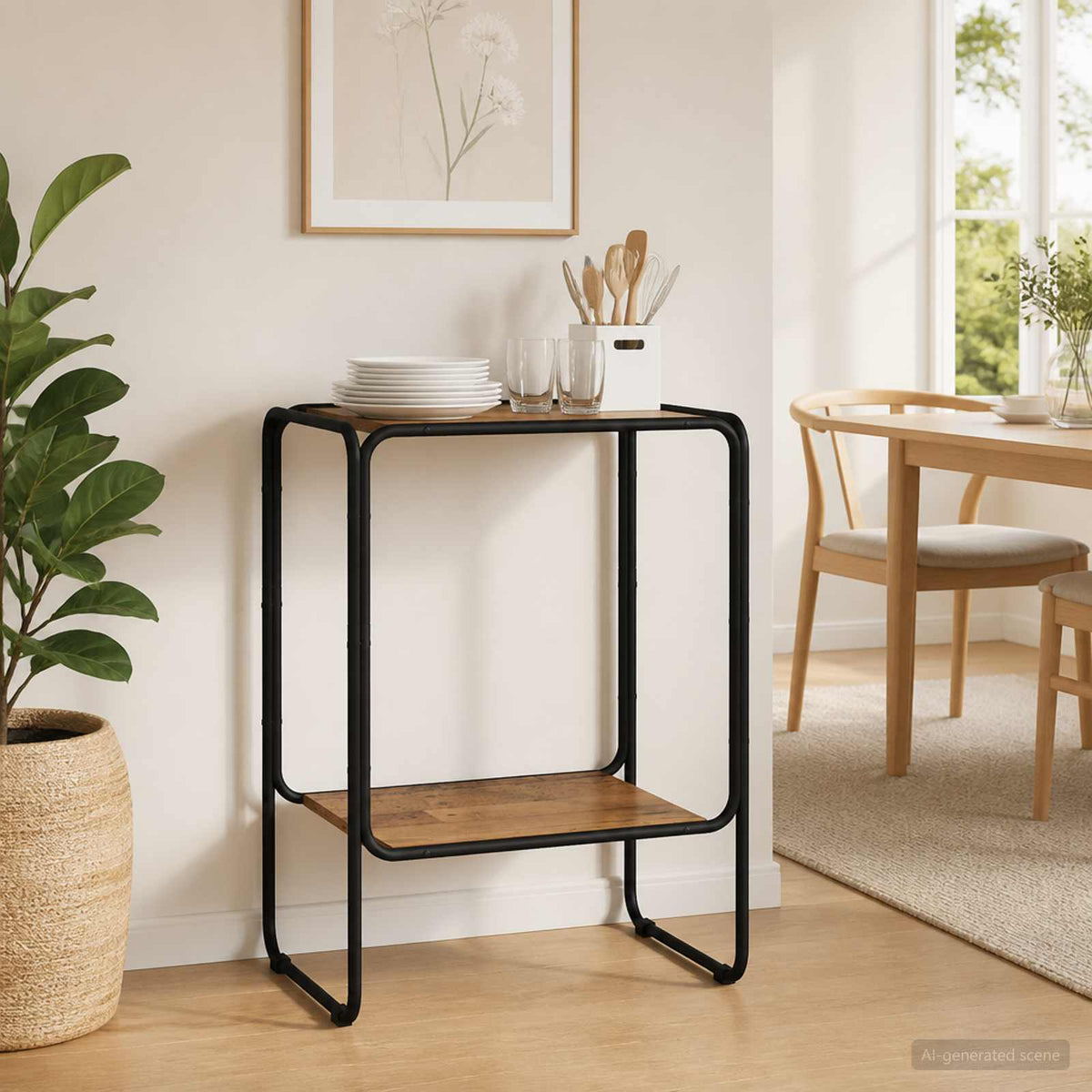 Dressoir Oud hout 60 x 38 x 75 cm Bewerkt hout is nu te koop bij PeponiXL, paradijselijk wonen!