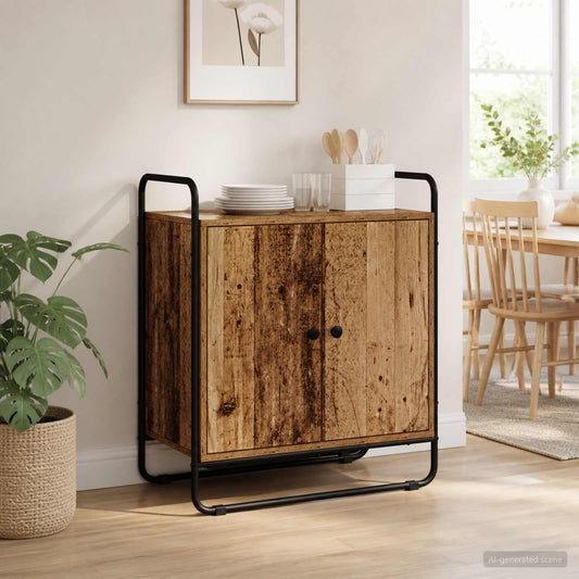 Dressoir Oud hout 68 x 35 x 75 cm Bewerkt hout is nu te koop bij PeponiXL, paradijselijk wonen!