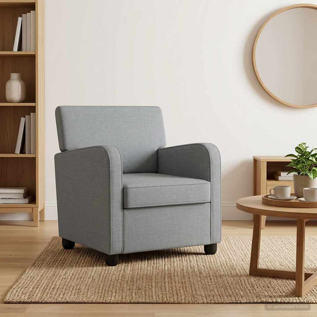 Fauteuil Lichtgrijs Stof is nu te koop bij PeponiXL, paradijselijk wonen!