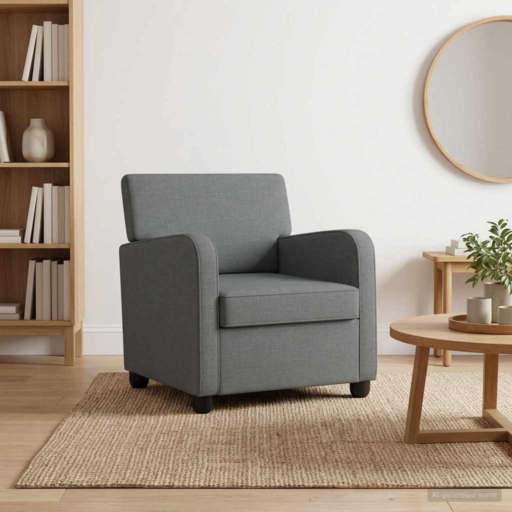 Fauteuil Donkergrijs Stof is nu te koop bij PeponiXL, paradijselijk wonen!