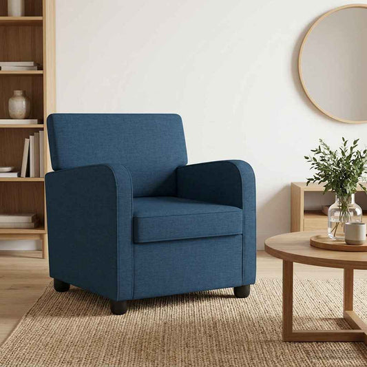 Fauteuil Blauw Stof is nu te koop bij PeponiXL, paradijselijk wonen!