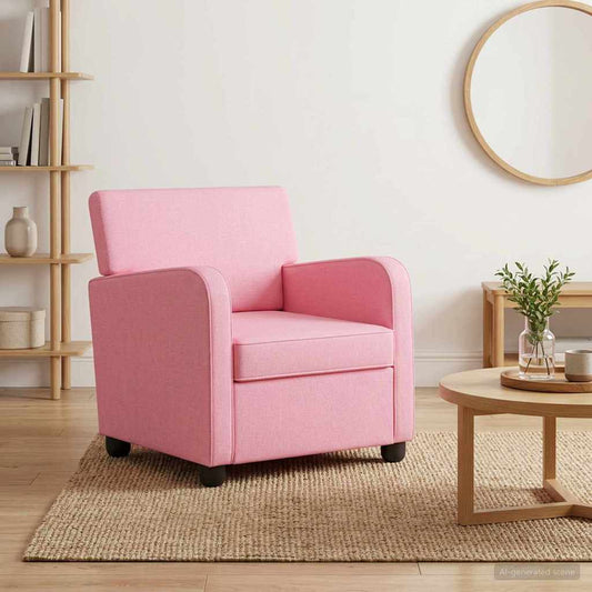 Fauteuil Roze Stof is nu te koop bij PeponiXL, paradijselijk wonen!