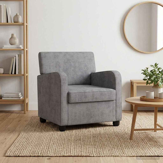 Fauteuil Lichtgrijs Chenille is nu te koop bij PeponiXL, paradijselijk wonen!