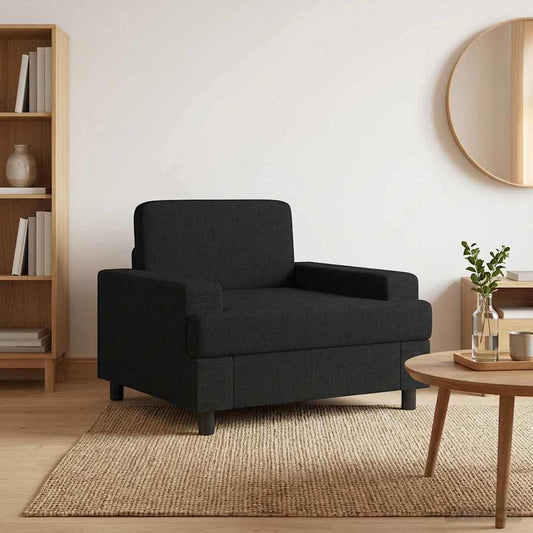 Fauteuil Zwart Stof is nu te koop bij PeponiXL, paradijselijk wonen!
