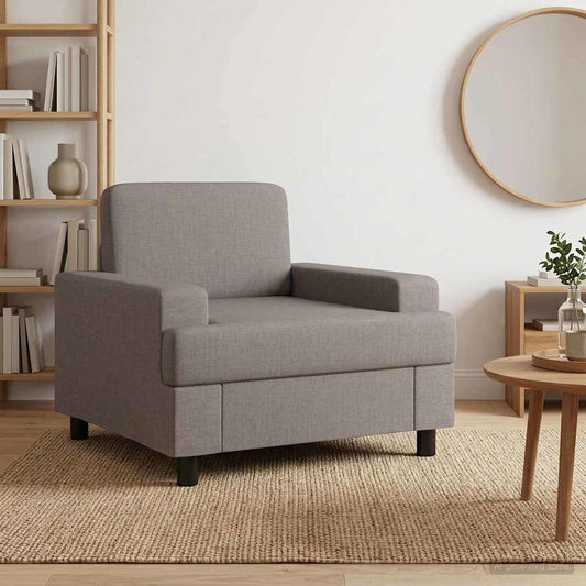Fauteuil Taupe Stof is nu te koop bij PeponiXL, paradijselijk wonen!