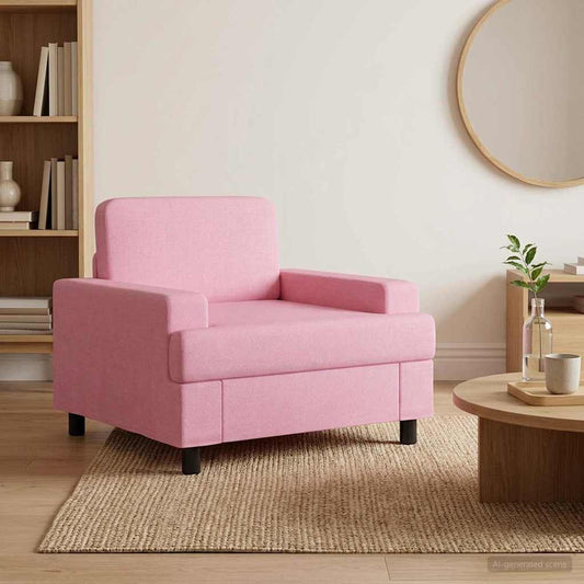 Fauteuil Roze Stof is nu te koop bij PeponiXL, paradijselijk wonen!