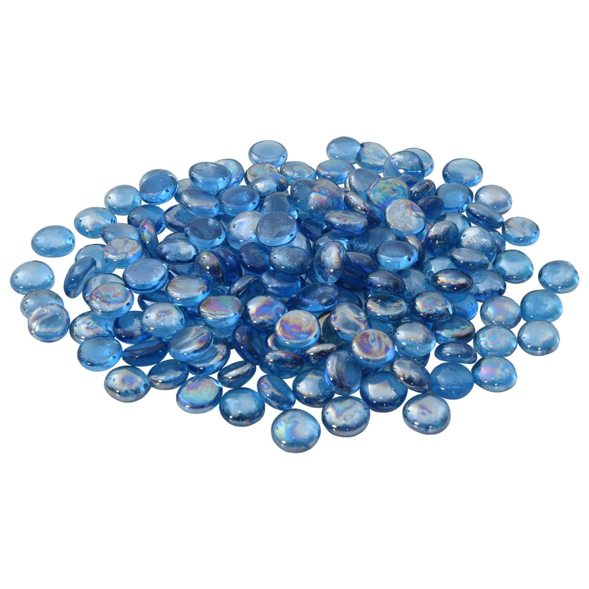 Glasnugget 17-19 mm Licht kobaltblauw Glas is nu te koop bij PeponiXL, paradijselijk wonen!