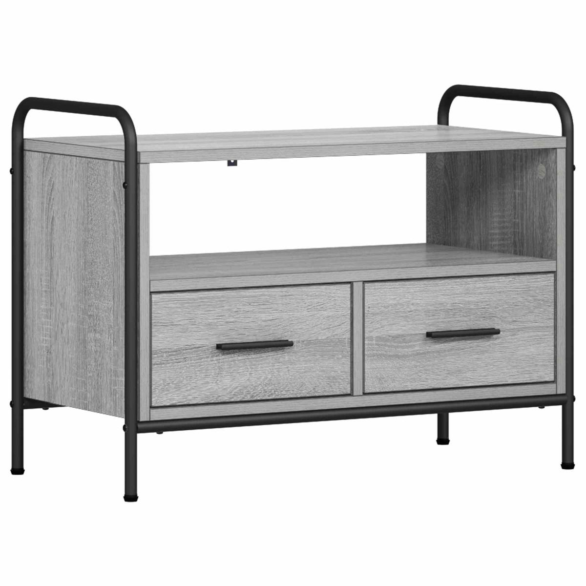 vidaXL Tv-meubel 67,5 x 33 x 50 cm Grijs Sonoma Bewerkt hout