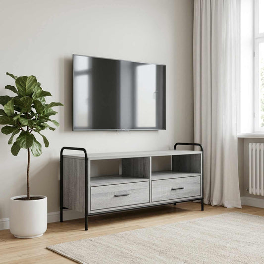 Tv-meubel 67,5 x 33 x 50 cm Grijs Sonoma Bewerkt hout is nu te koop bij PeponiXL, paradijselijk wonen!