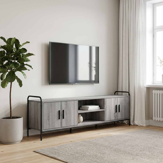 Tv-meubel 167,5 x 33 x 50 cm Grijs Sonoma Bewerkt hout is nu te koop bij PeponiXL, paradijselijk wonen!