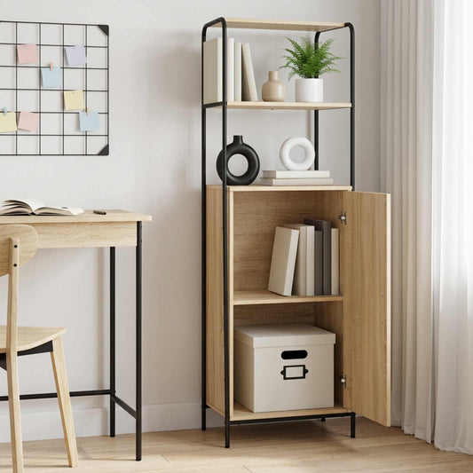 Hoge kast Sonoma Eiken 40 x 33 x 161 cm Bewerkt hout is nu te koop bij PeponiXL, paradijselijk wonen!