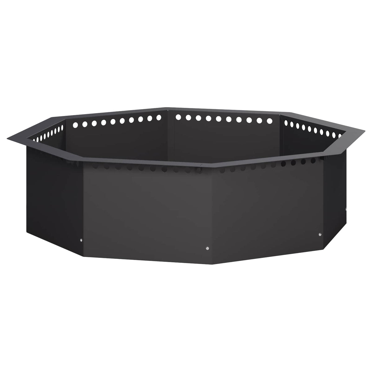 Vuurkorfring Zwart 90 x 90 x 25 cm Staal is nu te koop bij PeponiXL, paradijselijk wonen!