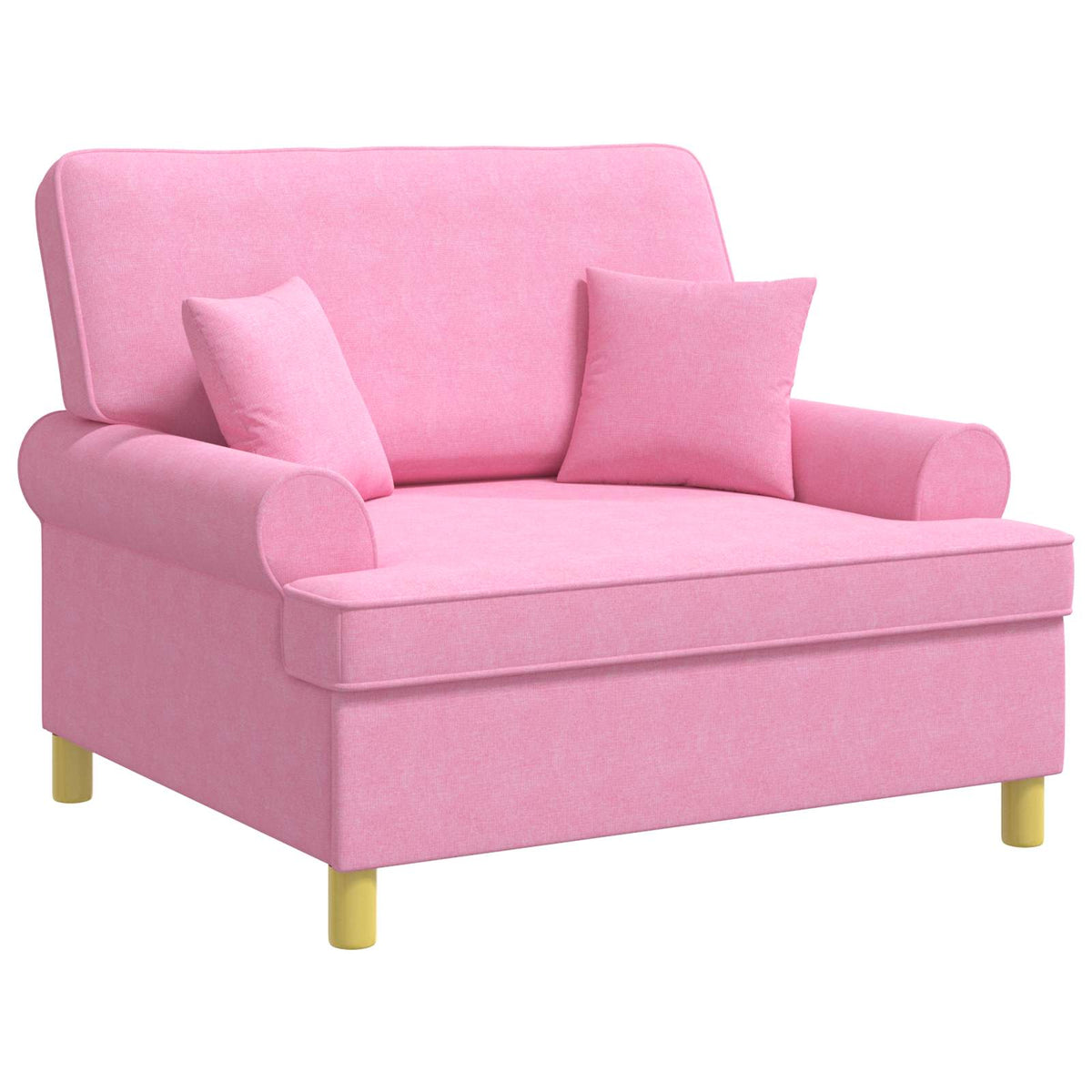 Fauteuil met kussens Roze Stof is nu te koop bij PeponiXL, paradijselijk wonen!