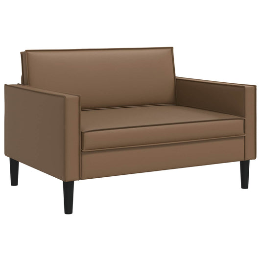 vidaXL XXL fauteuil Cappuccino Kunstleer