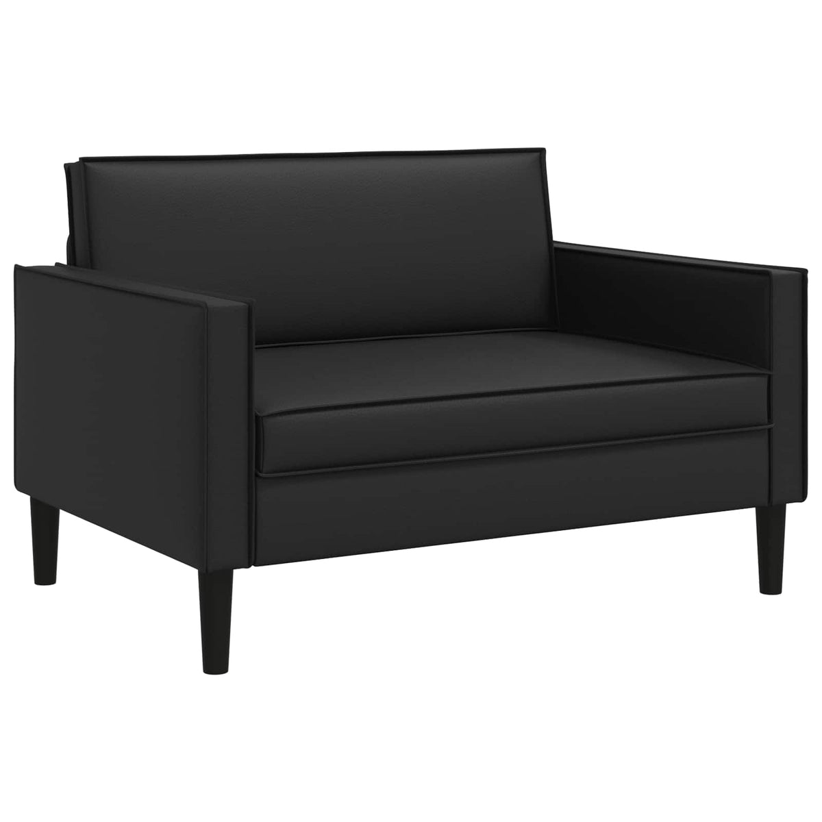 XXL Fauteuil Zwart Kunstleer is nu te koop bij PeponiXL, paradijselijk wonen!