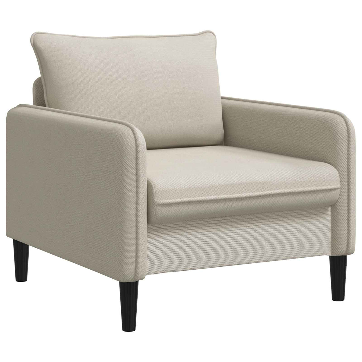 vidaXL XL fauteuil Havermout fluweel