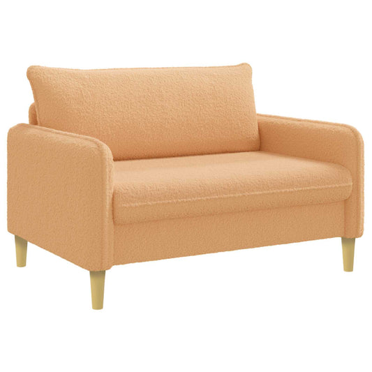 vidaXL XXL fauteuil Beige Bouclé