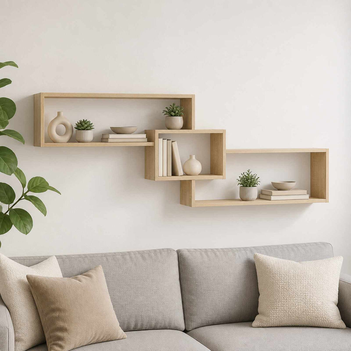 Wandplank Sonoma Eiken 158 x 17 x 53 cm Bewerkt hout is nu te koop bij PeponiXL, paradijselijk wonen!