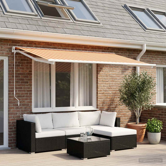 Vervangingsdoek voor zonnescherm Multikleur 400 x 200 cm is nu te koop bij PeponiXL, paradijselijk wonen!