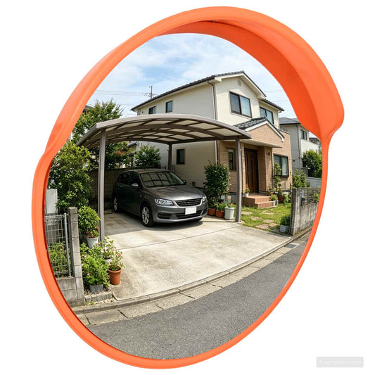 Buiten convex verkeers spiegel Oranje Ø75 cm Polycarbonaat is nu te koop bij PeponiXL, paradijselijk wonen!
