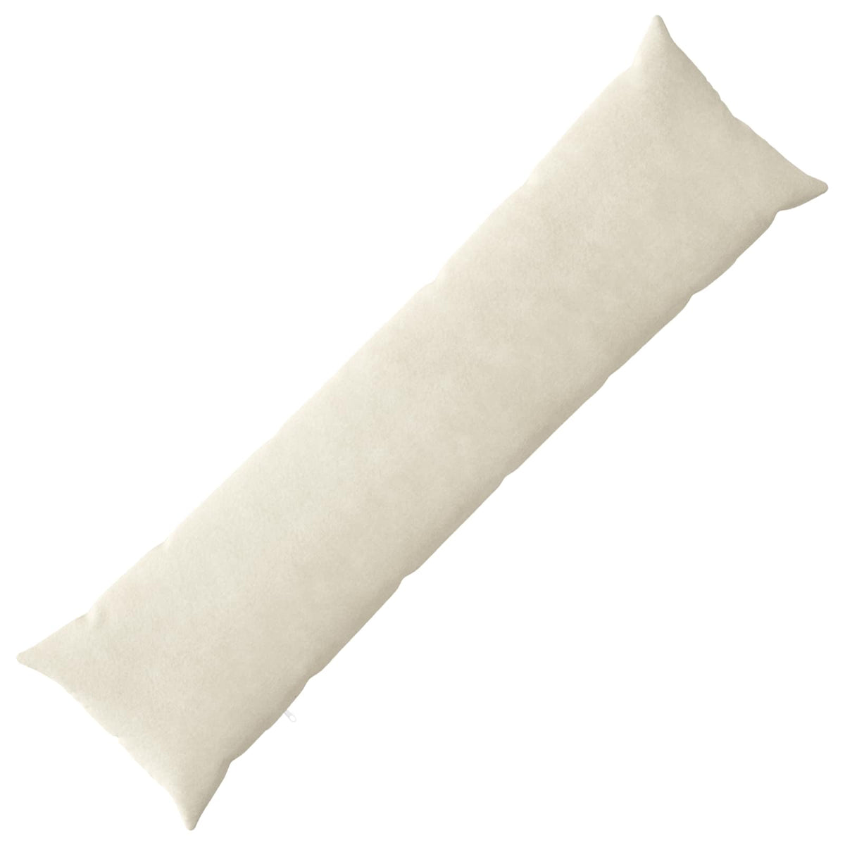 vidaXL Kussen HEERLEN Crèmekleurig 40 x 145 cm Microfiber Fleece