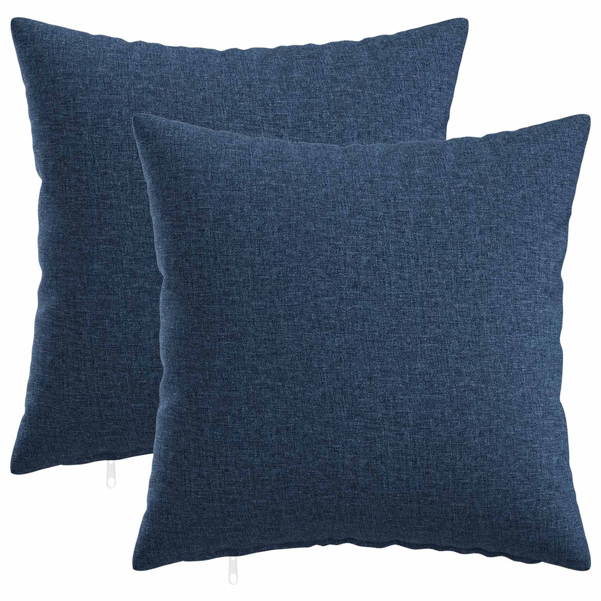 vidaXL Kussen met kussen HEERLEN 2 st Blauw Stof