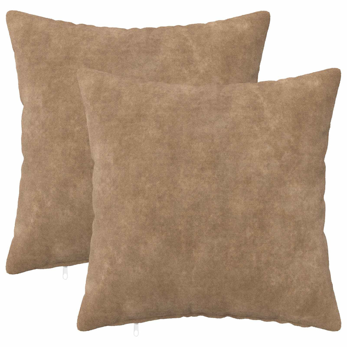 Kussen met kussen HEERLEN 2 st Taupe Microfiber Fleece is nu te koop bij PeponiXL, paradijselijk wonen!