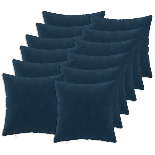 Kussen met kussen HEERLEN 12 st Blauw Microfiber Fleece is nu te koop bij PeponiXL, paradijselijk wonen!