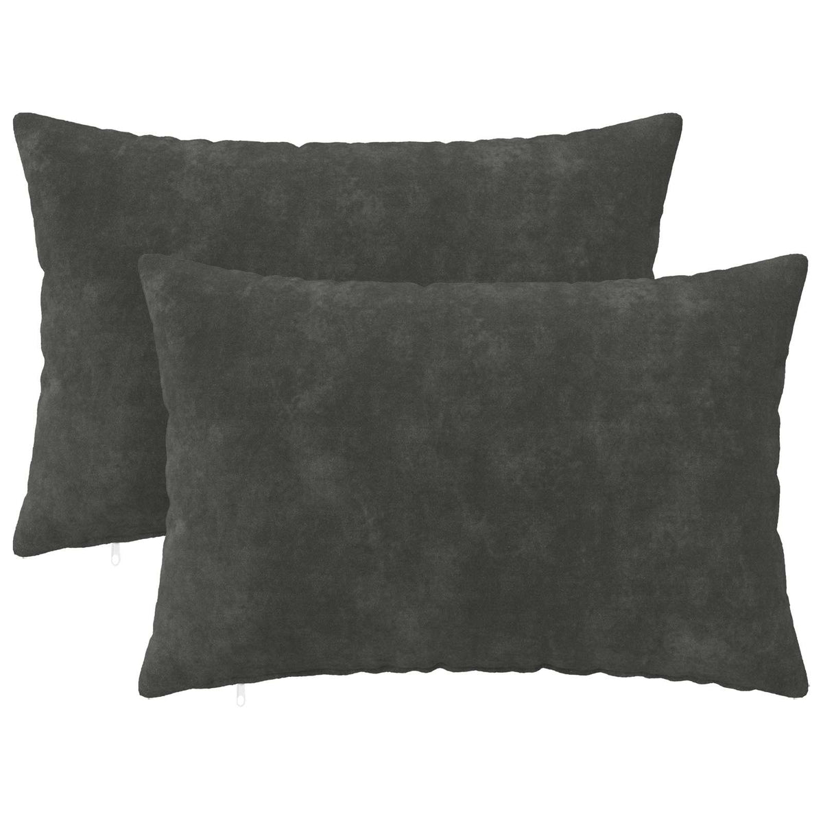 Kussen met kussen HEERLEN 2 st Antraciet Microfiber Fleece is nu te koop bij PeponiXL, paradijselijk wonen!