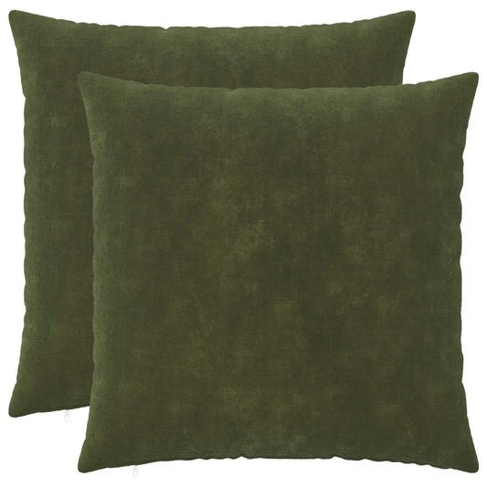 Kussen met kussen HEERLEN 2 st Groen Microfiber Fleece is nu te koop bij PeponiXL, paradijselijk wonen!