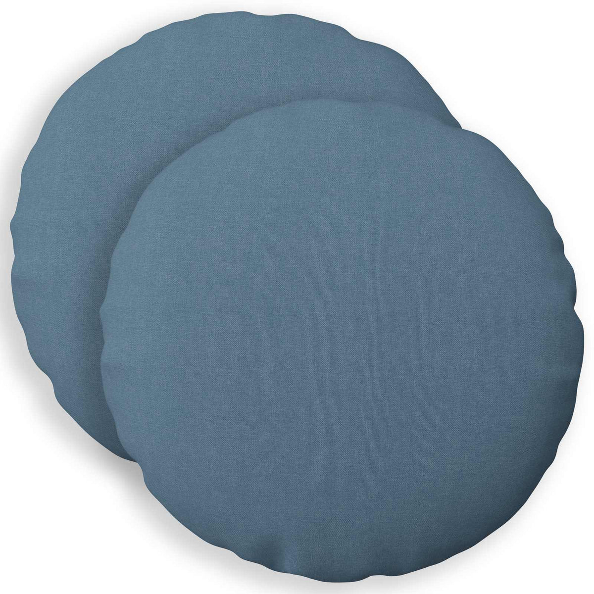 vidaXL Kussen met kussen HEERLEN 2 st Jeans Blauw Stof