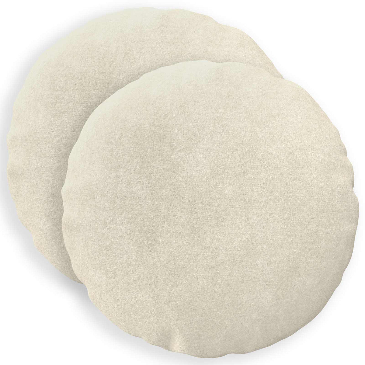 Kussen met kussen HEERLEN 2 st Crèmekleurig Microfiber Fleece is nu te koop bij PeponiXL, paradijselijk wonen!