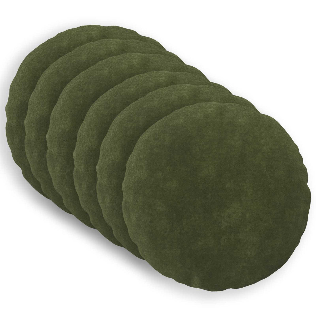 Kussen met kussen HEERLEN 6 st Groen Microfiber Fleece is nu te koop bij PeponiXL, paradijselijk wonen!