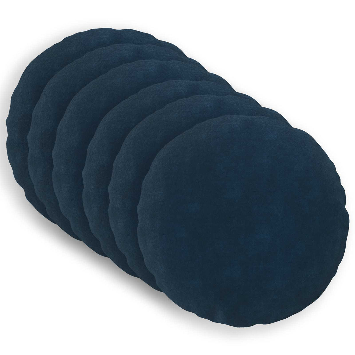 Kussen met kussen HEERLEN 6 st Blauw Microfiber Fleece is nu te koop bij PeponiXL, paradijselijk wonen!