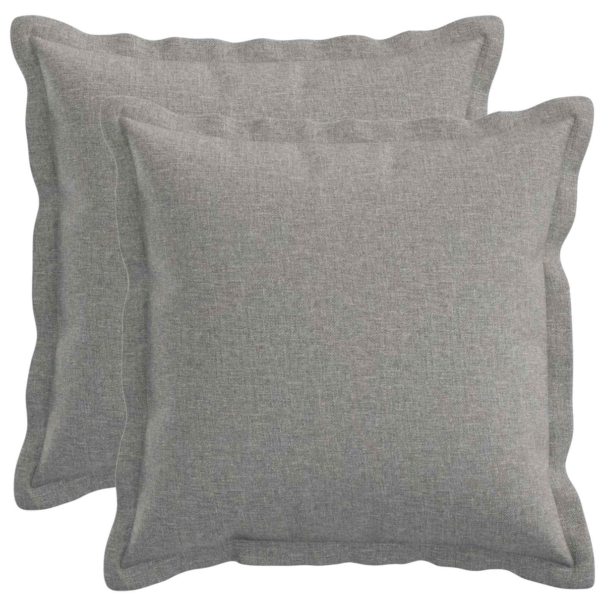 Kussen met kussen HOUTEN 2 st Wolkengrijs Faux Linnen is nu te koop bij PeponiXL, paradijselijk wonen!