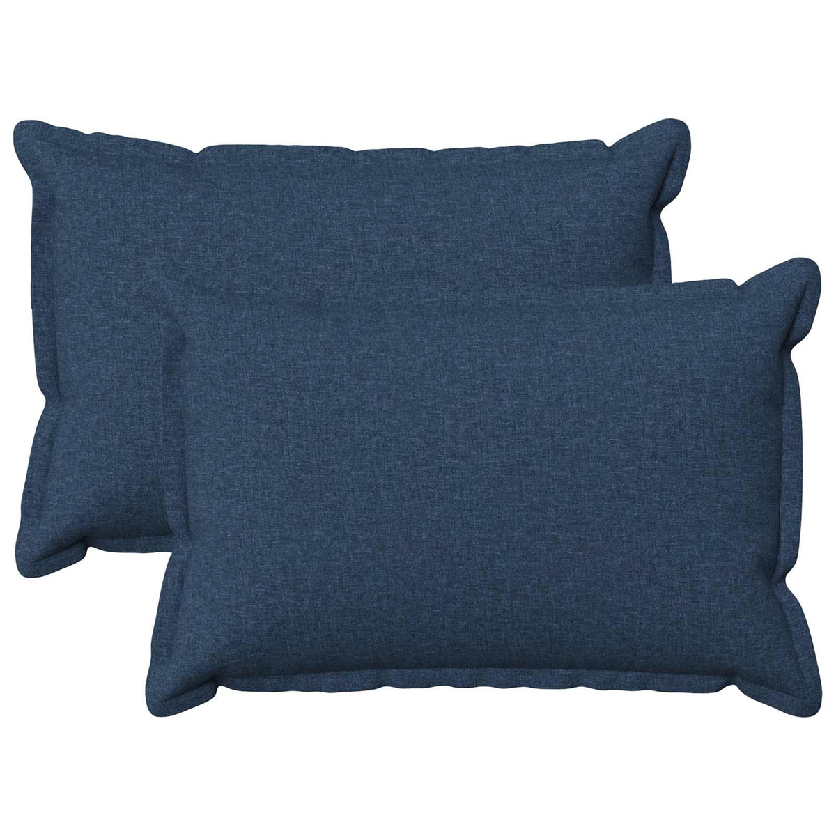 Kussen met kussen HOUTEN 2 st Blauw Faux Linnen is nu te koop bij PeponiXL, paradijselijk wonen!