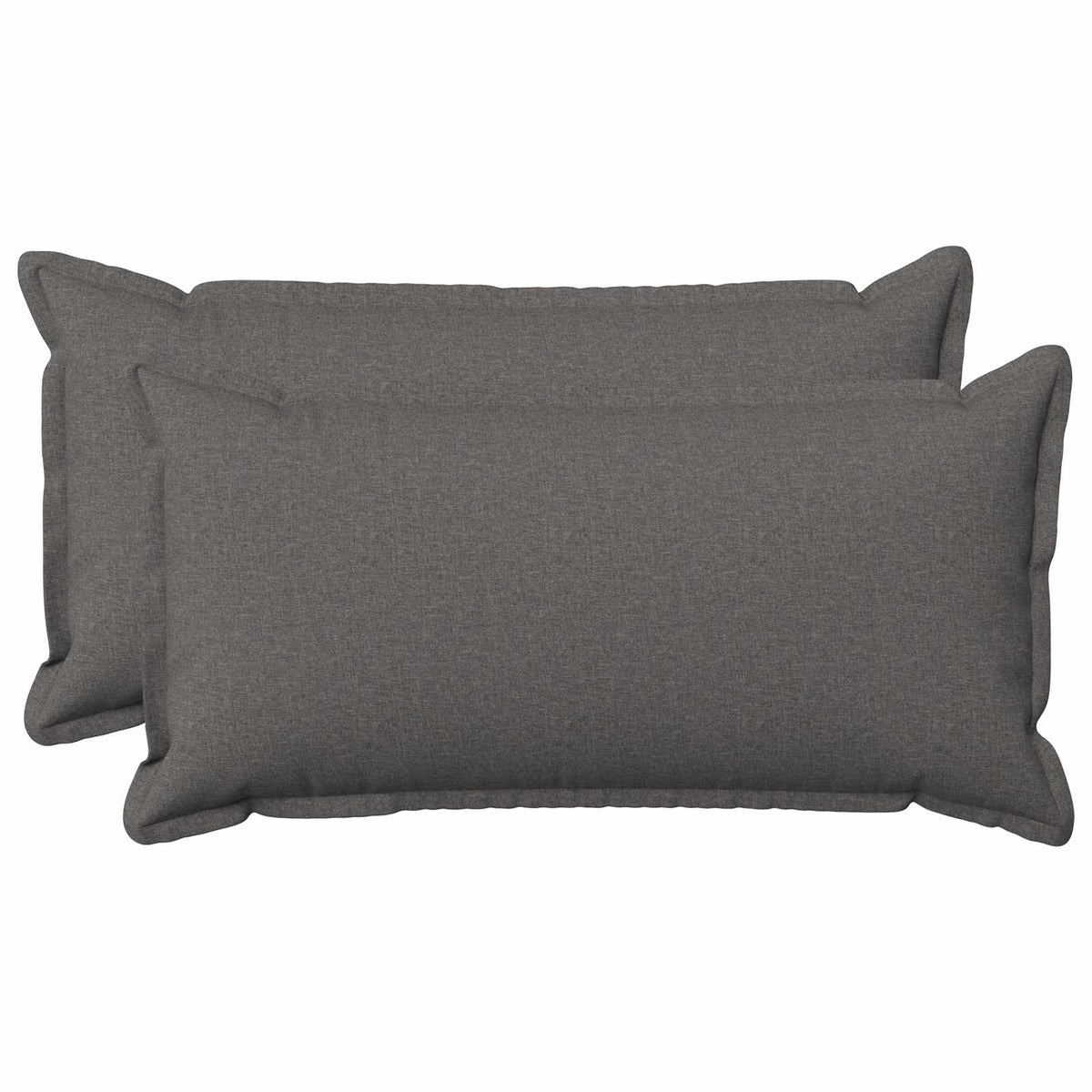 Kussen met kussen HOUTEN 2 st Lichtgrijs Faux Linnen is nu te koop bij PeponiXL, paradijselijk wonen!